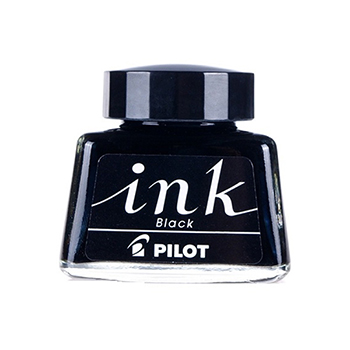 Tinta para pluma fuente INK30, tinta líquida color negro, frasco con 30 ml.