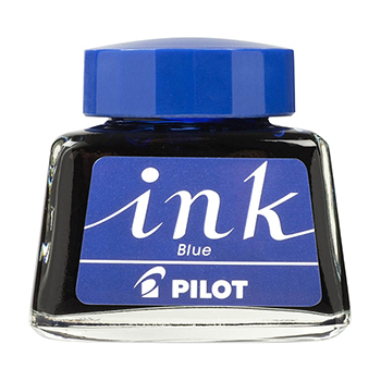 Tinta para pluma fuente INK30, tinta líquida color azul, frasco con 30 ml.