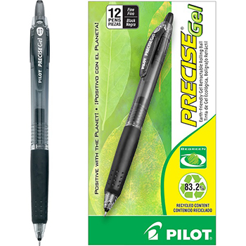 BOLIGRAFO PRECISE GEL RETRACTIL FINO NEGRO