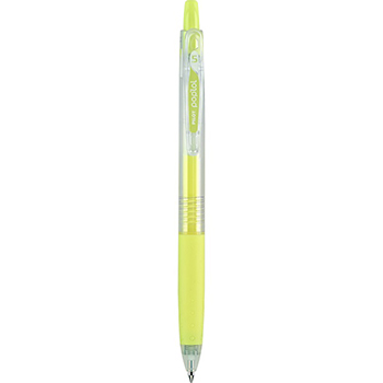 BOLIGRAFO RETRACTIL POP LOL Extra Fino (0.5 MM.) AMARILLO PASTEL