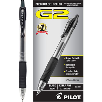 BOLIGRAFO G2-5 NEGRO EXTRA FINO