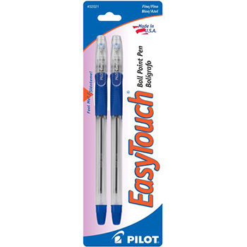 BOLIGRAFO EASYTOUCH AZUL FINO BLISTER C/2