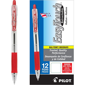 BOLIGRAFO EASYTOUCH RETRACTILE ROJO MEDIANO