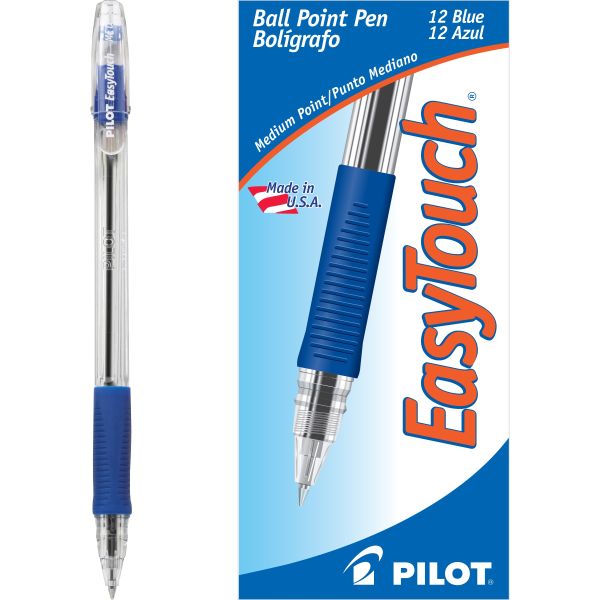 Bolígrafos Pilot Easy Mediano 3 pzas, Bolígrafos